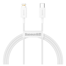 Кабель BASEUS Type-C / Lightning 20W 1м Белый