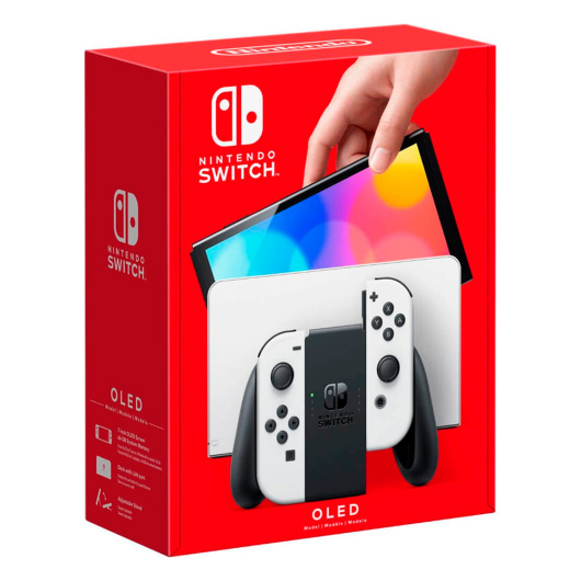 Игровая приставка Nintendo Switch OLED 64 ГБ, Белый