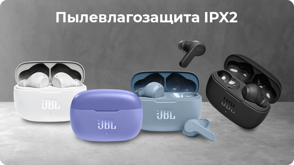 Беспроводные наушники JBL Wave 200TWS, синий