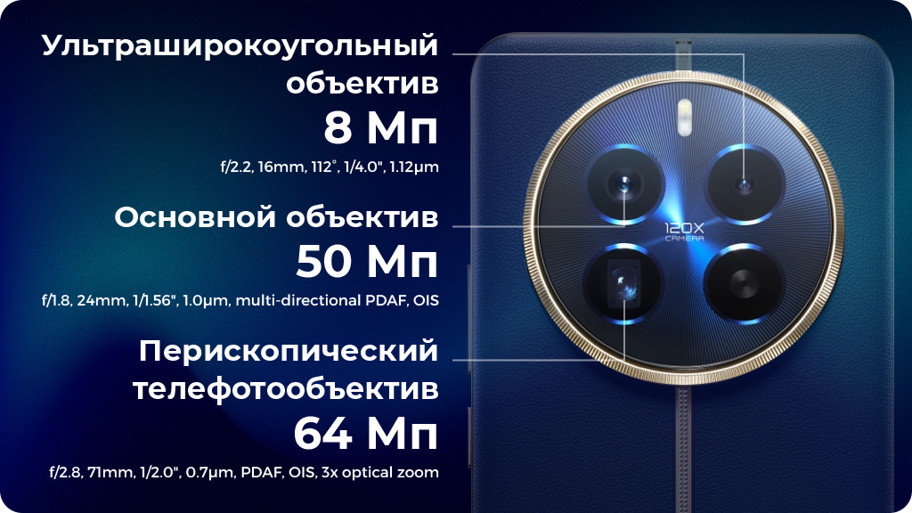 Realme 12 Pro Plus 8/256Gb Золотистый